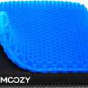 Gel Seat Cushion, Cooling Honeycomb Design for Office Chair Car Wheelchair, 18.51 x 17.33 x 1.51 inches