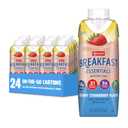 Carnation Breakfast Essentials Ready-to-Drink Creamy Strawberry, 8 FL OZ Carton,8 Fl Oz (Pack of 24)