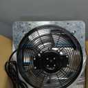 12 inch Shutter Exhaust Fan with Speed & Thermostat Control, 1400 SQ. Ft Coverage Area, 960 CFM, Upgrade Wall Mount Attic Vent Fan for Greenhouse, Garage, Chicken Coops Ventilation Fans