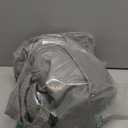 N&Y HOME Long Waffle Weave Shower Curtain with Snap-in Fabric Liner and 12 Hooks Set - 71" x 78", Hotel Style & Mesh Top Window, Machine Washable, Water Repellent - 71x78, Gray