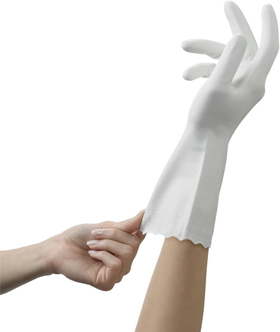 2 x Mr. Clean Bliss Premium 1-Pair Latex-Free Gloves, Medium, White
