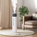 10L/2.6Gal Smart Humidifiers for Bedroom Large Room up to 600ft, 100H Runtime Cool Mist Top Fill, Ultra Quiet 30dB, Auto Control, Essential Oil Tray, Perfect for Bedroom, Office, Baby, White