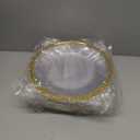 13-Inch Acrylic Clear Charger Plates Set of 10pcs - Elegant Decorative Dinner Plates for Wedding Reception, Holiday Party, Family Gathering & Daily Table Setting