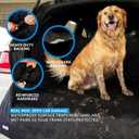 Bulldogology SUV Cargo Liner for Dogs 55"x82" Heavy Duty Complete Pet Trunk Cargo Cover Area - Trunk Cover Car Protector for Dogs Waterproof Nonslip Mat - Dog Cargo Liner SUVs Vans Cars (Large, Black)