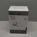 4K Projector with Wifi and Bluetooth, 1080P Native Mini Projector Portable, Compatibile with TV Stick/Memory Stick/Laptop, Smart Home Outdoor Projector-White