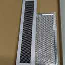 3Pcs Microwave Grease and Charcoal Filter Set Compatible with GE PVM9005SJ1SS PVM9005SJ2SS PVM9005SJ3SS PVM9005SJ4SS PVM9005SJ5SS