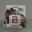 Kingston 256GB Canvas React Plus SD Card | Up to 280MB/s | High Performance Photography | Class 10 UHS-II U3 V60 | SDR2V6/256GB (Black)