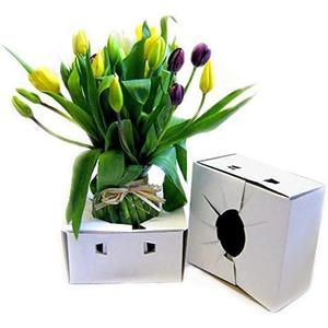 Cardboard Delivery Boxes l Flower Delivery Box l Vase Boxes Cardboard for delivery l Florist Delivery Boxes (50)