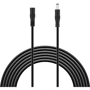 SIM&NAT LED Solderless Extension Power Cord 20AWG 10 Feet Male to Female 5.5mm x 2.1mm DC Extension Power Cable for 5050/3528 LED Strip String Light, CCTV