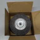 Bench Wire Wheel Brush Fine Crimped Steel Wire 0.008" with Arbor Bushing for Bench Grinder -4pack  6in Carbon Steel Fine