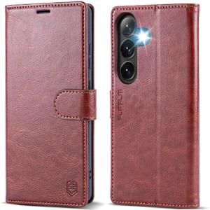 Wallet Case for Samsung Galaxy S26 Plus/S26+ 6.7", RFID Blocking Credit Card Holder, PU Leather Folio Flip Kickstand Protective Shockproof Cover for Galaxy S26 Plus(Brown, Samsung Galaxy S26 Plus)