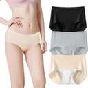 Seamless Underwear for Women (US, Alpha, X-Large, Regular, Regular, 3 Pack) (XL)
