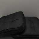 GOFORIT Chair Cushions Set of 2,Tufted Shredded Memory Foam Chair Pads, Non-Slip Seat Cushions with Removable Cover, 16'' x 16'', 2Pack,Black