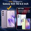 2 x SPIDERCASE for Samsung Galaxy A35 5G Case, [10 FT Military Grade Drop Protection][Not Yellowing][2 Pcs Screen Protectors & Camera Lens Protectors] Slim Case for Samsung A35 6.6 inch,Clear