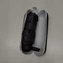 Windproof Mini Travel Folding Umbrella - UPF 50+ Sun & Rain Protection, Small Compact Lightweight Design Fits in Pocket or Bag, Eco-Friendly Fabric Wallet Umbrella for Commuter, Men Women Boys Girls (Black-)