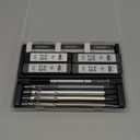 Four Candies 0.7mm Mechanical Pencil Set with Case - 4PCS Metal Mechanical Pencils, 8 Tubes HB #2 Lead Refills, 3PCS 4B Erasers and 9PCS Eraser Refills, Lead Mechanical Pencils for Writing & Drawing