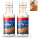 2PC Floor Restore Cleaner - Floor Restorer & Polish for Tile, Shine Wood, Laminate, Vinyl, Bamboo - Flooring Protection Agent