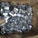 IDL Packaging Closed (Push Type) Seals for 5/8" Strap Width Steel Strapping (Pack of 1000) - Superior Holding Power - Sturdy Metal Clips for Reliable Securing of Packaging Banding