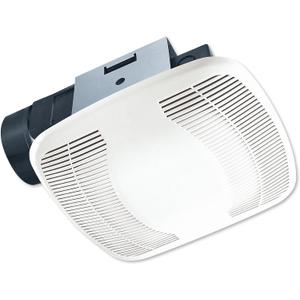 Air King 90 CFM Ceiling Mounted Snap-in Installation Bathroom, BFQ90 Exhaust Fans, Medium, White
