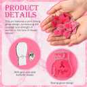 20 Sets Breast Cancer Awareness Gifts,Pink Ribbon Ballpoint Pens,Boxing Glove Lapel Pins, Motivational Cards with OPP Bags,Breast Cancer Favors for Fighters Women Survivor, Charity Events