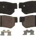 Wagner QS ZD813 Disc Brake Pad Set, Chamfered Edges for Smooth, Quiet Stops, Fits 1998–2008 Hyundai Sonata, 2007–2010 Hyundai Elantra