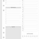 A5 To Do List Refill Paper 100 Sheets, Undated Daily Schedule, Day Priorities, Notes and Water Tracker, 6-Hole Punches, 5.82"x8.26"