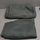 Grey Kitchen Curtains for Windows 2 Panels Set 36 Inch Length Farmhouse Blackout Curtains Privacy Cafe Curtain Tiers Short Drapes for Small Window RV Curtains for Camper