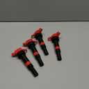 Set of 4 Ignition Coil Pack and Platinum Spark Plug for 1.8L 2.0L L4 2011-2019 Hyundai Elantra GT Coupe Tucson Kia Forte Soul Replaces UF651 C1804