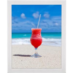 11x13 inch Wood Picture Frame for Wall Hanging Square Photo Frames with Mats 9.5x11.5 inch Pictures for Baby Scan,Poster,Decoration,Anniversary,Wedding,Christmas,Diamond Painting(White)