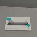 Nillkin Foldable Travel Keyboard with Touchpad & Number Pad, Bluetooth Wireless Portable Folding Full Size Keyboard with Trackpad for PC Laptop iPad Tablets Smartphone, Silicone Leather Cover, Gray