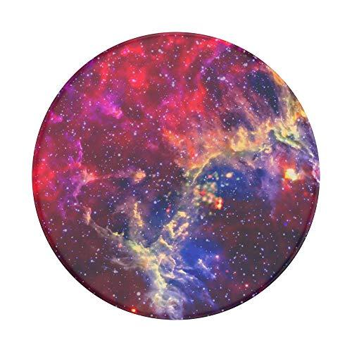 PopSockets Phone Grip with Expanding Kickstand, Galaxy PopGrip -Magenta Nebula, 2 Pack