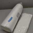 Cooling Side Sleeper Pillow for Neck and Shoulder Pain, Luxury Shredded Memory Foam Curved Bed Pillows for Sleeping Set of 1- Adjustable Queen Size- Washable Cover Crescent White