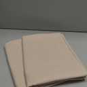 Fitable Faux Linen Beige Tablecloths 2 Pack, Faux Burlap Fabric Table Clothes for Rectangle Tables, Rustic Wrinkle-Proof Table Covers for Kitchen Dining, Party, Farmhouse, Baby Shower (54 x 78 Inch)