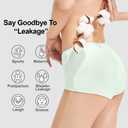 Battewa Cotton Incontinence Underwear for Women High Waisted Leak Proof Panties Bladder Leak Protective Briefs Adult Pee Proof Assurance Underwear (3XL 4 Pack)
