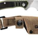 Gerber Gear Downwind Caper - Fixed Blade Knife with Sheath for Hunting Gear - Olive
