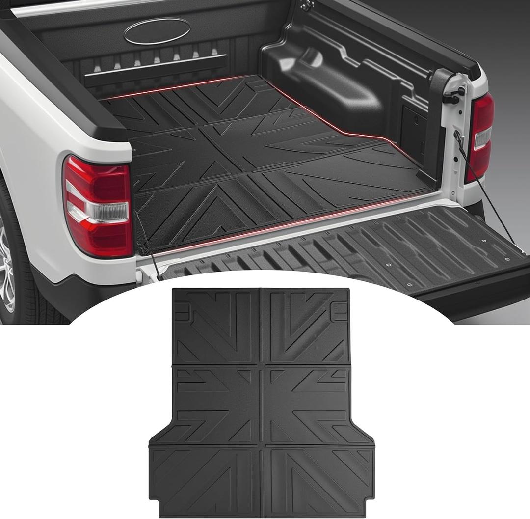 Bed Mat Compatible with 2022-2025 Ford Maverick Hybrid&Gas 4.5FT Truck Bed Liner Pickup Car Truck Potector for 2024 Ford Maverick Accessories(22-25 Maverick 4.5FT)