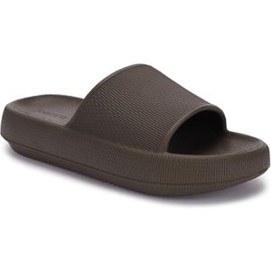 Joomra Pillow Slippers for Women and Men Non Slip Quick Drying Shower Slides Bathroom Sandals | Ultra Cushion | Thick Sole 39-40, Chocolate)