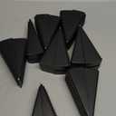 4 Pack Adjustable Spring Door Stoppers Heavy Duty, 3 Inches High Tall Large Metal Door Wedge Stopper, Strongest Rubber Doorstop for Bottom of Doors, Stainless Steel Doorstop for Any Heavy Doors