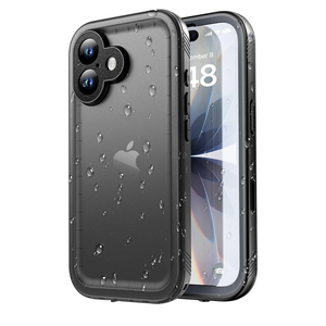 SPORTLINK for iPhone 17 Case - IP68 Waterproof Military Protective Full Body Heavy Duty Shockproof 360 Sealed Dustproof with Camera Screen Protector Phone Cover for iPhone 17 6.3" Black