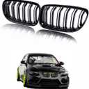 Tonee Front Kidney Grille Grill for 3 Series E92 E93 LCI Coupe 2011-2013 328i 335i 2PcsNot For M3 (Gloss Black)