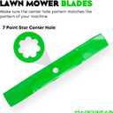 Lawn Mower Blades Medium Lift with 54 inch Decks Fits for GX21380 GY20684 GY20679 GY20686 SPM684375001 for John Deere D170 E180 G110 S180 190C LA150, 3 PCS
