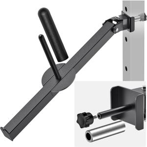 SELEWARE Belt Squat Lever Arm for 3" x 3" Power Cage with 5/ 8" or 1" Hole, Squat Rack Attachment Fit 1'' and 2'' Weight Plates Allow Both Vertical and Sideways Movements