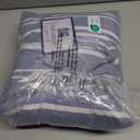 Full XL Bed Sheet - 4 Piece Full XL Bed Sheets Set - Soft, Breathable & Cooling - Hotel Luxury Bedding for Women, Men, Kids, Teens, Boys & Girls - Deep Pockets, Fade and Wrinkle Free - Blue Stripes