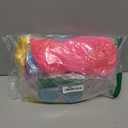 LOHO MAGICA 6 Pack Colored Wigs, Funky Colorful Wigs, Short Bob Hair Wig, Neon Party Wigs with Rimless Heart Sunglasses