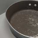Rachael Ray Cucina Ceramic Nonstick Saute Pan with Lid, 3 Quart Non Stick Sauteuse Pan, Dishwasher Safe - Marine Blue