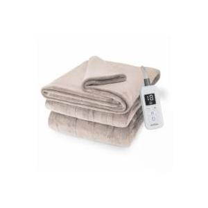 Heated Blanket Desert Mix Twin Beige