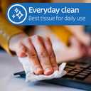 Kleenex Trusted Care Facial Tissues, 3 Flat Boxes, 160 Tissues per Box, 2-Ply (480 Total), Packaging May Vary (White)