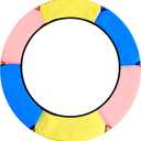 Trampoline Pad,60in Trampoline Spring Cover,5ft Trampoline Replacement Safety Pad,Suitable For 6-Post Trampoline