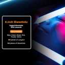 Glow Fever Glow in The Dark Sticks - 100 ct 6" Glow Sticks Bulk Party Pack with End Caps & Lanyards - Glow Party Favors for Concert, Festival, & Wedding Neon Light Sticks by Party Dragon, Multi