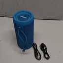 Ortizan Wireless Portable Bluetooth Speaker, IPX7 Waterproof, Dustproof and Rustproof, Powerful 24W Sound, Enhanced Bass, 30-Hour Battery, 360 Party Light, and Stereo Pairing (BT 5.3), Gifts - Blue